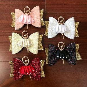 Ballerina Hair Clips Cute